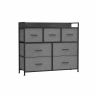 Kummut 28,5x98x85cm., hall/must