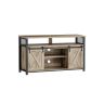 Televiisorialus 40x135x76cm, helepruun/must