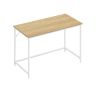 Kirjutuslaud 60x120x76cm., helepruun/valge