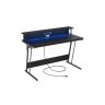 Kirjutuslaud 55×135×76 cm, must