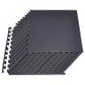 Treeningmattide komplekt VEVOR HRD-XJD6614-24BK, 24 tk, 60 × 60 × 1,4 cm