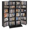 Meediakapp VEVOR KLDS-08, 6 riiuliga, Must, 61 × 127 × 36,8 cm