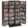 Meediakapp VEVOR KLDS-09, 6 riiuliga, Pruun, 61 × 127 × 36,8 cm
