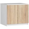 Антресоль для гардероба NORE S60, цвет белый/дуб