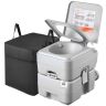 Kaasaskantav tualett VEVOR Air pump20L, 20 l jäätmepaak, 43,5 × 35,5 × 43 cm