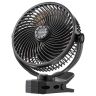 Kaasaskantav ventilaator VEVOR Lok-M8AG, klambriga, Must, 26 × 30,5 × 11,2 cm