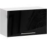 Riputatav köögikapp OLIWIA W60OK, 1 uks, Valge/must, 60 × 29 × 30 cm