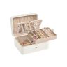 Ehtekarp SONGMICS, 2 tasandit, peegliga, valge, 22 × 11 × 17,6 cm