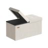 SONGMICS Hallway Bench, 89 l capacity, Sand, 38 × 38 × 110 cm