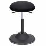 Height-adjustable office chair, black