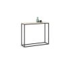 Betoonist disainiga konsoollaud Console 100x80x30cm, valge