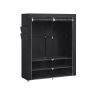 Riidest riidekapp 45x127x176cm., must