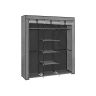 Suur riidest riidekapp 150 x 45 x 175 cm, hall