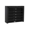 Полка для обуви тканевая RXJ12H 88 x 28 x 160 см., черная