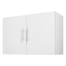 Seinale kinnitatav köögikapp VEVOR XYFG-03, 2 ust, Valge, 91,4 × 61 × 40,6 cm