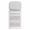 SONGMICS RLH021WG01 laundry basket, 75 l, white/gray, 42.5 × 33 × 57 cm