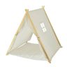 Laste telk 104x100x110cm., valge/heledapruun värv