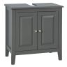 Valamu alune kapp 60x30x62cm., hall/hõbedane värv