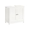 Valamu alune kapp 60x35x58cm., valge/hõbedane