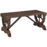 Садовая скамейка Outsunny 98x50x39,5 см, коричневая.