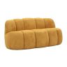 Sofa Ball, 2-seater, Yellow, 145 × 69 × 80 cm