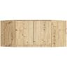 Kapi pealiskapp AkordV2 S100, 2 ust, 100 × 55 × 50 cm