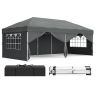 SONGMICS folding gazebo, with transport bag, 600 × 300 × 260 cm