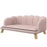 Koeravoodi PawHut 98.5x60.5x35.5cm., roosa/helepruun