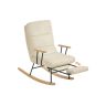 SONGMICS HOME LYY016W01 rocking chair, 4-position adjustable backrest, 67 × 100 × 97 cm