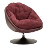 Living room armchair, swivel, 78 × 84 × 78 cm