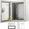 Стальная электромонтажная коробка NEMA 4X, 25x20x15 см, степень защиты IP66, водонепроницаемая.