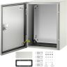 Стальная электромонтажная коробка NEMA 4X, 40x30x20 см, степень защиты IP66 от воды.