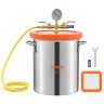 Вакуумная дегазационная камера с крышкой из закаленного стекла, 18,9 л, силиконовая заглушка.