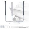 Paadihaagise juhtsiinid VEVOR XC2183, 2 tk, 430 × 125 × 1220 mm