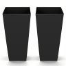 Lillepotid VEVOR F3366W-BK, 2 tk, 35 × 83 × 35 cm