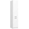 Köögikapp OLIWIA S40/205, 6 riiulit, Valge, 40 × 205 × 57 cm