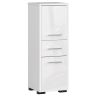 Шкафчик для ванной FIN 2D 1SZ, 2 дверцы, 1 ящик, Белый, 30 × 85 × 30 см
