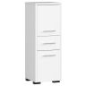 Шкафчик для ванной FIN 2D 1SZ, 2 дверцы, 1 ящик, Белый, 30 × 85 × 30 см