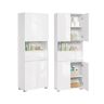 Bathroom cabinet VASAGLE BBC563W01, Tall, with drawer and shelves, White, 60 × 170 × 30 cm