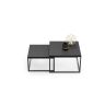 Kohvilaud Twin 70x70x42cm / 60x60x36 cm, valge