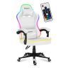 Игровое кресло HUZARO FORCE 4.4 RGB белого цвета