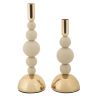 Bolly candlesticks, 2 pcs, Ø 10 × 24–29.5 cm