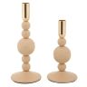 Aster candlestick set, 2 pcs, 10 × 20–25.5 × 10 cm