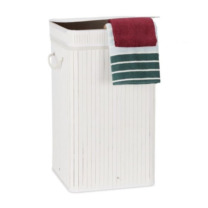 Pesukorv 63x36x36cm, 70L., valge