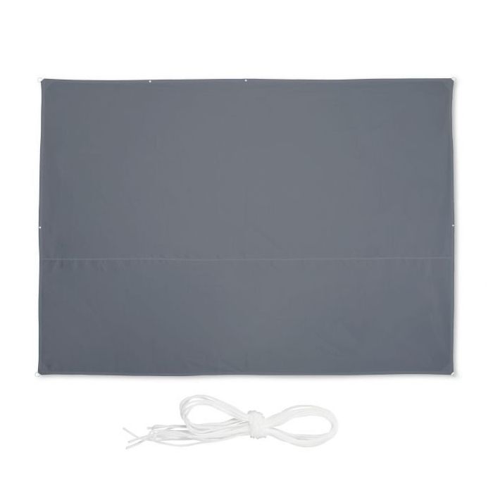 Päikesepoolne ristkülikukujuline markiis 450x350cm., halli värvi