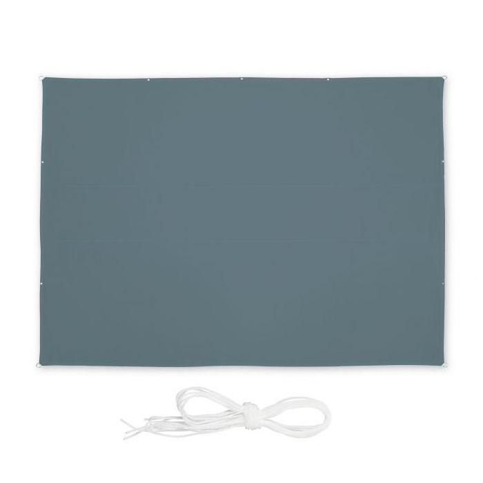 Päikesepoolne ristkülikukujuline markiis 550x450cm., halli värvi
