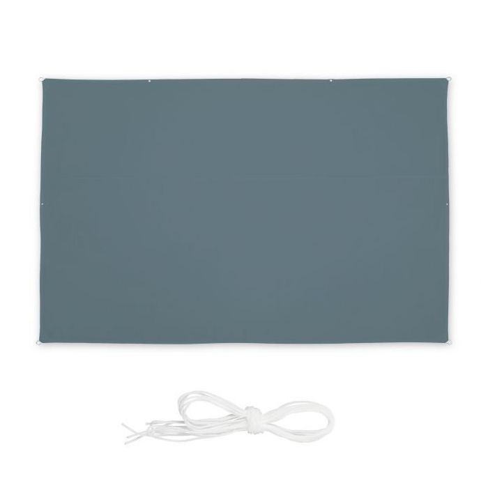 Päikesepoolne ristkülikukujuline markiis 400x200cm., halli värvi