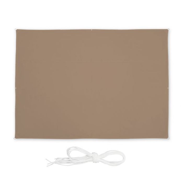 Päikesepoolne ristkülikukujuline markiis 350x250cm., pruuni värvi