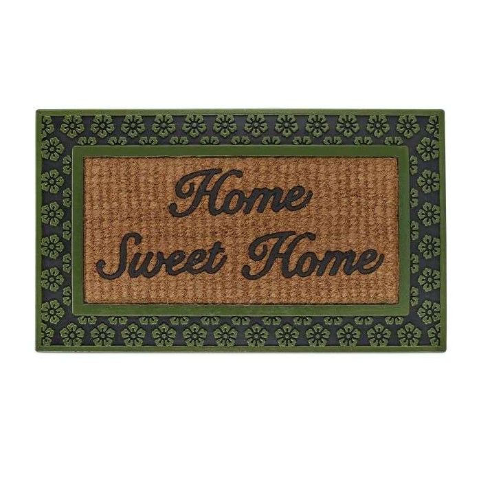 Uksematt "Home Sweet Home" 75x45 cm.