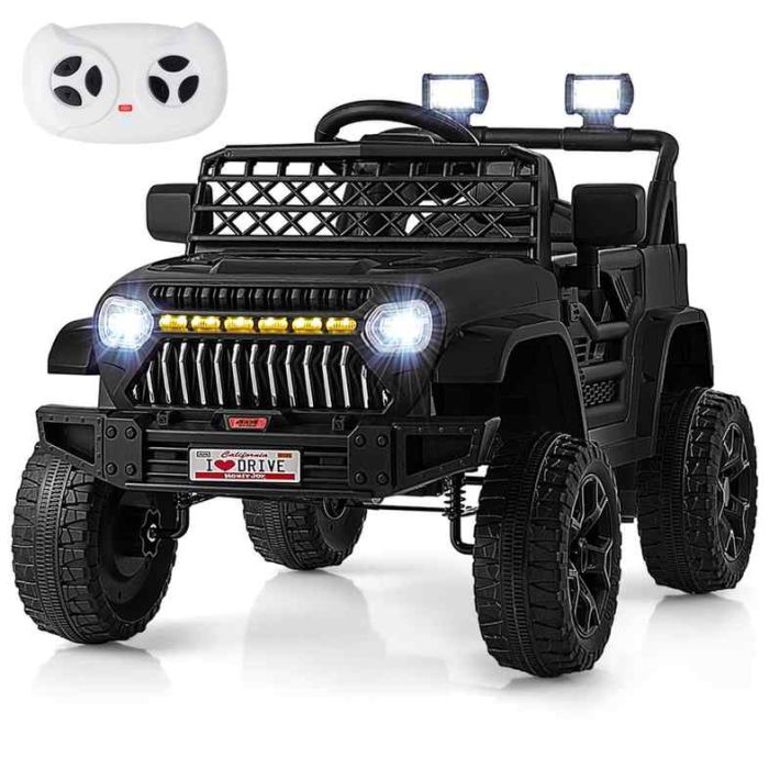 Laste elektriauto 94,5x62,5x65cm, musta värvi